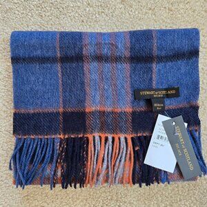 NWT 100% Merino Wool Plaid Scarf